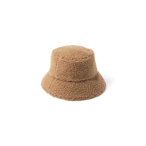Lack Of Color Other - Lack of Color Teddy  Bucket Hat NWT camel brown